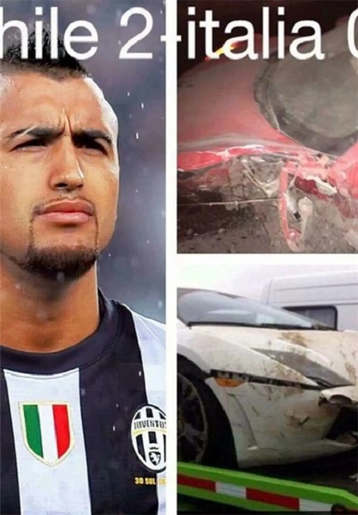 تصادف ویدال و نابودی خودرو فراری‌اش سوژه مخاطبان شبکه‌های اجتماعی+عکس