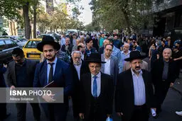 تصاویرتجمع یهودیان تهران در حمایت از فلسطین