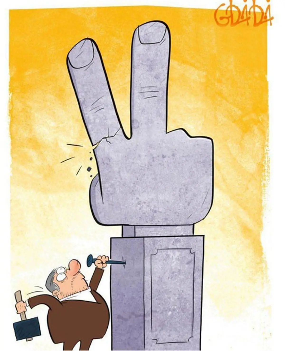 ماموریت اصلی دلواپسان لو رفت/کاریکاتور