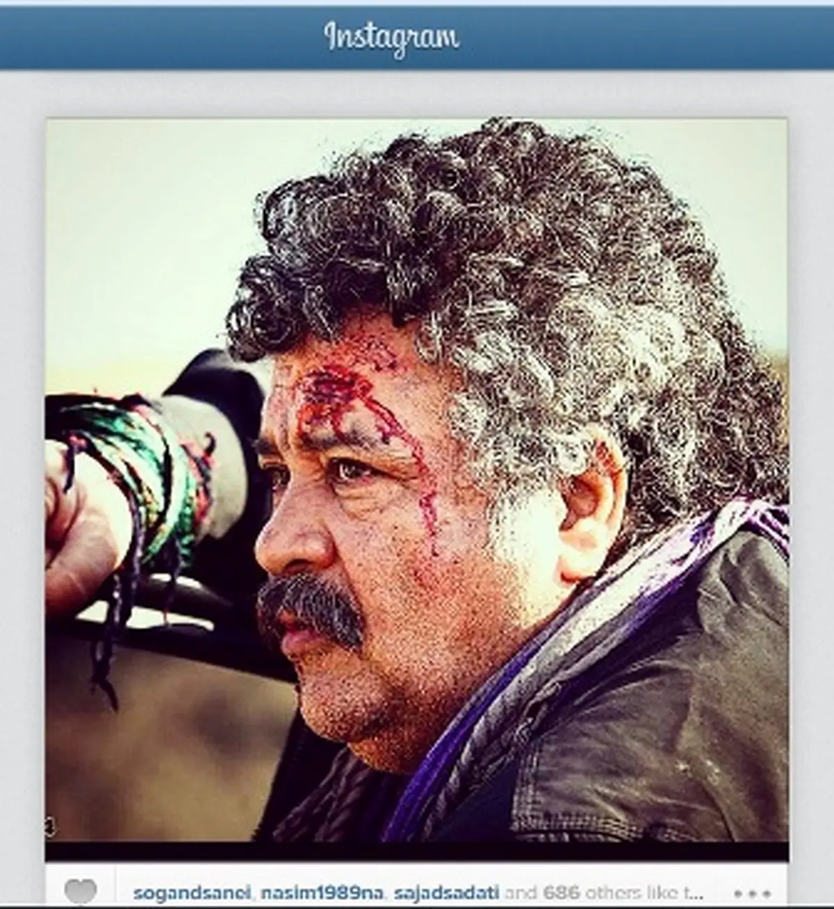 گریم متفاوت محمدرضا شریفی نیا