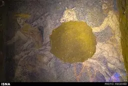 کشف موزائیک خیره‌کننده در یونان + عکس