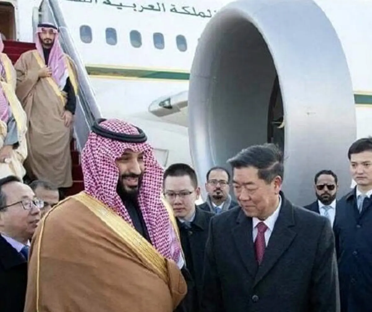 بن سلمان به چین سفر کرد/ تصاویر