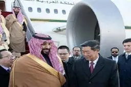 بن سلمان به چین سفر کرد/ تصاویر