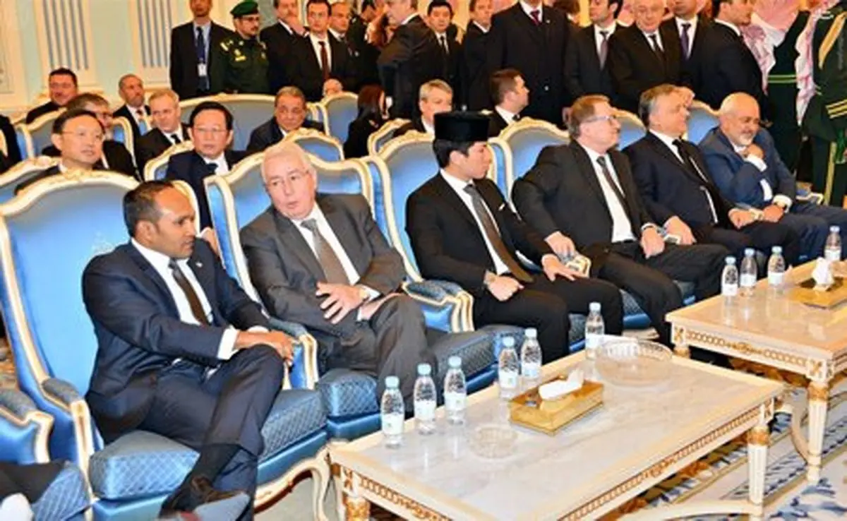 حضور وزیر امور خارجه ایران در مجلس ملک سلمان/عکس