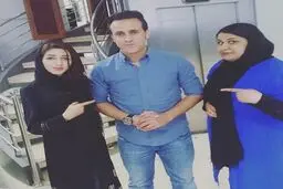 تصویری از دختر خبرساز پرسپولیسی در کنار علی کریمی