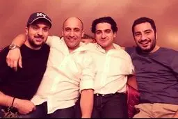 همایون شجریان در کنار ستاره سینما/عکس