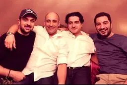 همایون شجریان در کنار ستاره سینما/عکس