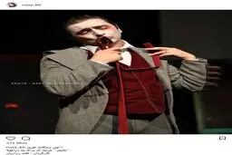 پوشش و گریم دراکولایی امین زندگانی/ عکس