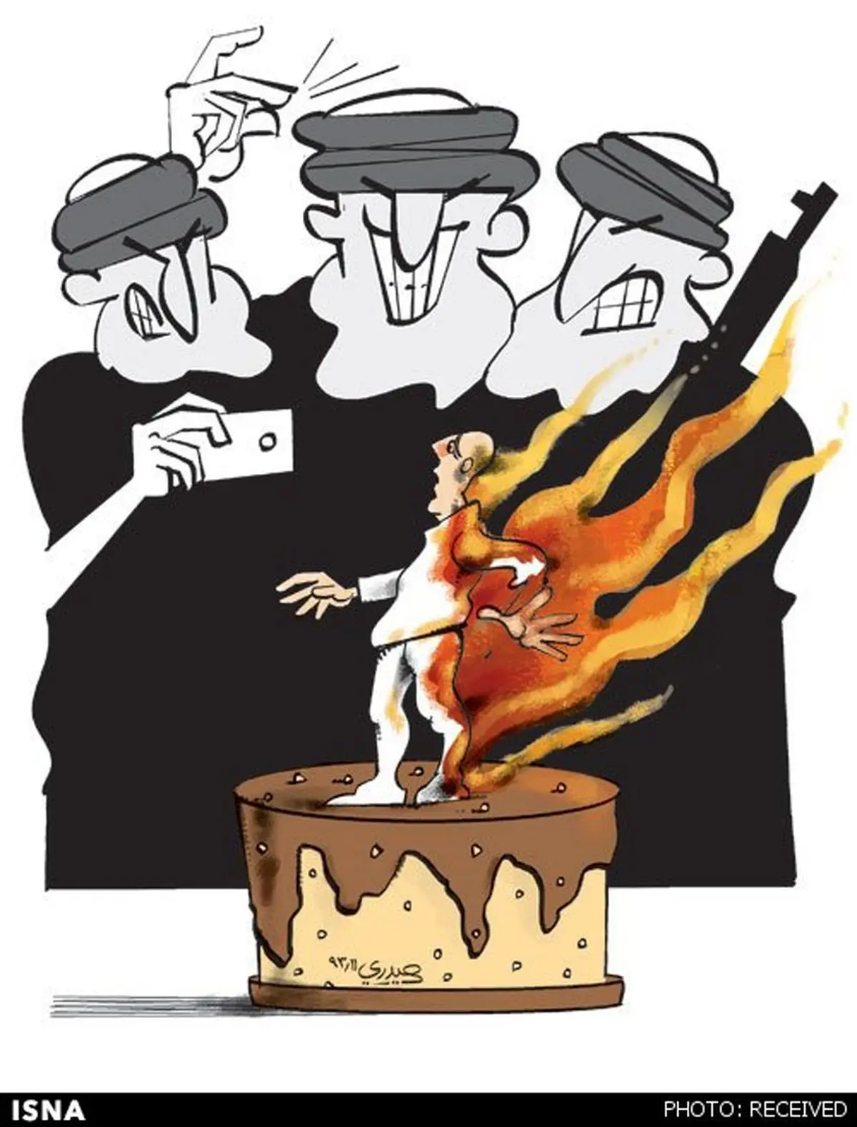 کارتون / عشق داعش!