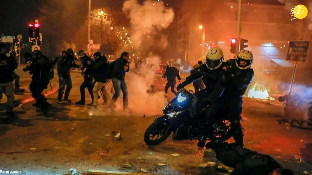 تصاویری خشن از جنگ داخلی در آتن