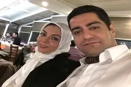 سلفی آزاده نامداری و همسرش/ عکس