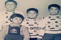 وقتی علی دایی بچه بود!+ عکس