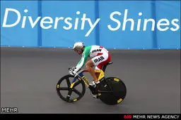 نماینده ایران در مسابقات دوچرخه‌سواری آسیا/ تصاویر