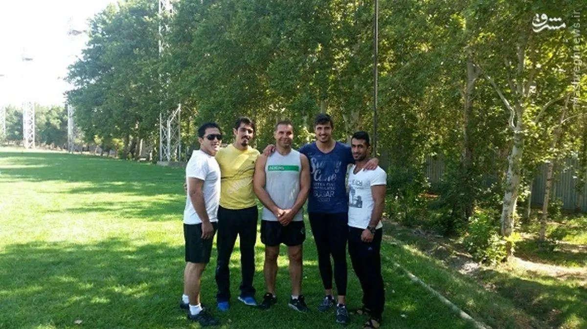 تمرین استقلال تحت تأثیر ستارگان رزمی +عکس