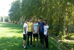 تمرین استقلال تحت تأثیر ستارگان رزمی +عکس