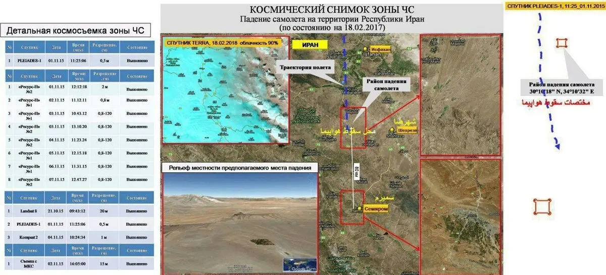 روس ها محل سقوط هواپیمای پرواز تهران یاسوج را پیدا کردند + عکس