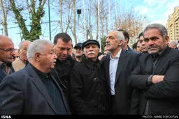 حواشی مراسم تشییع پیکر مرحوم همایون بهزادی/تصاویر