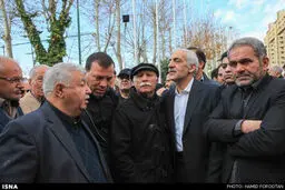 حواشی مراسم تشییع پیکر مرحوم همایون بهزادی/تصاویر