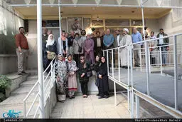 بازدید جمعی از دانشمندان دینی هارتفورد آمریکا از بیت امام خمینی(س) در جماران/تصاویر