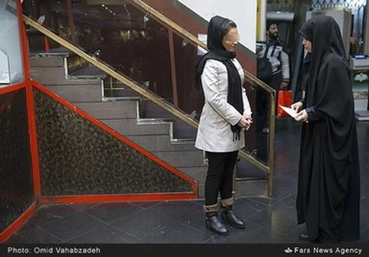 گشت ارشاد بازهم در خیابان‌های تهران/تصاویر