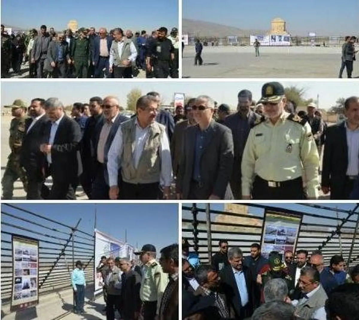 بازدید اعضای شورای تامین استان فارس از مجموعه پاسارگاد