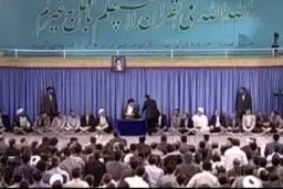 گفت و گوی خصوصی رهبر انقلاب با یکی از جانباختگان فاجعه منا