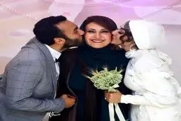 فاطمه گودرزی در عقدکنان پسرش