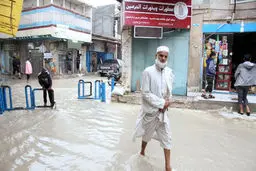 باران موسمی پس از 10سال در قشم ‎/تصاویر