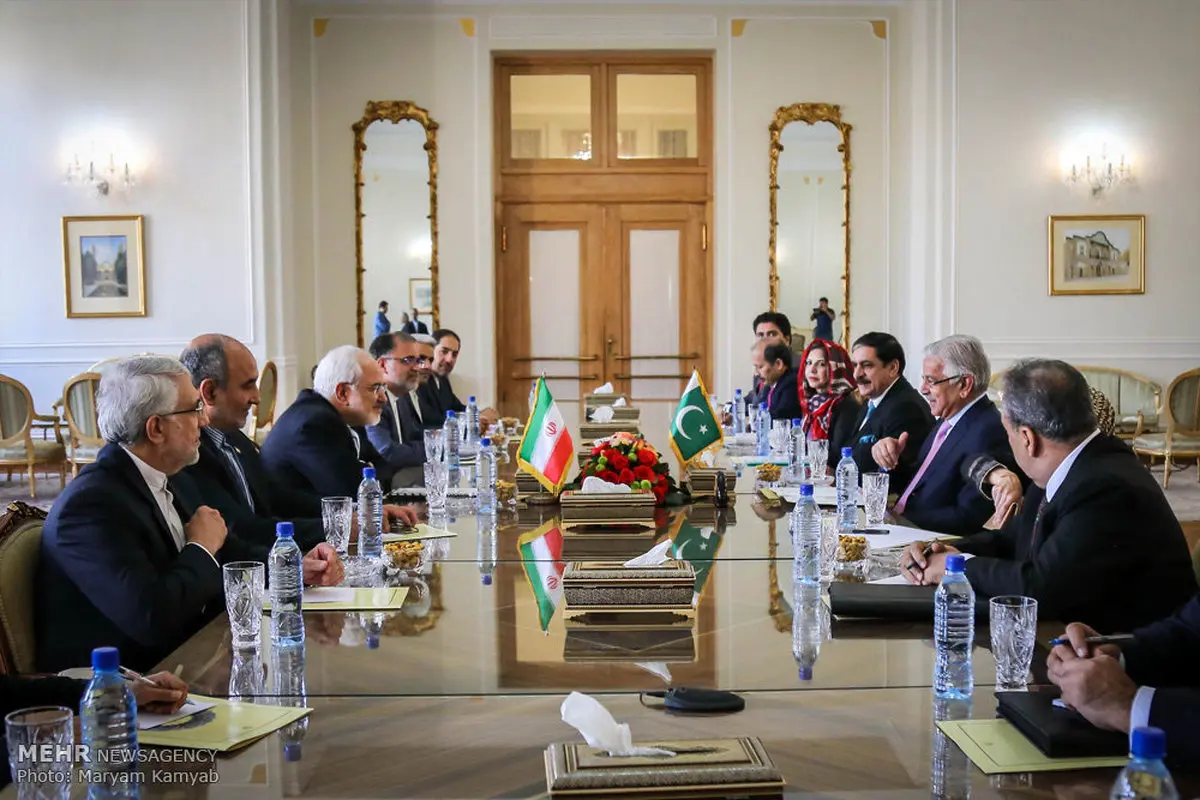 تصاویر/حاشیه های دیدار ظریف و آصف