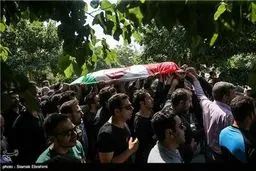 تشییع پیکر مرحوم حسین جوادی به روایت تصویر