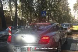 عکس/ شاهکار بنتلی در تهران