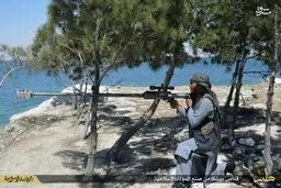 سلاح تک تیرانداز ساخت داعش/عکس