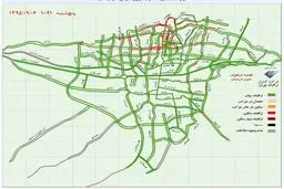 برف و یخبندان حمل و نقل تهران را بحرانی کرد/ترافیک و راه بندان در خیابان‌های اصلی و بزرگراه‌ها
