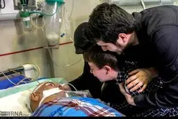 تصاویری تلخ از وداع با نفسی که قطع شد تا جان ببخشد