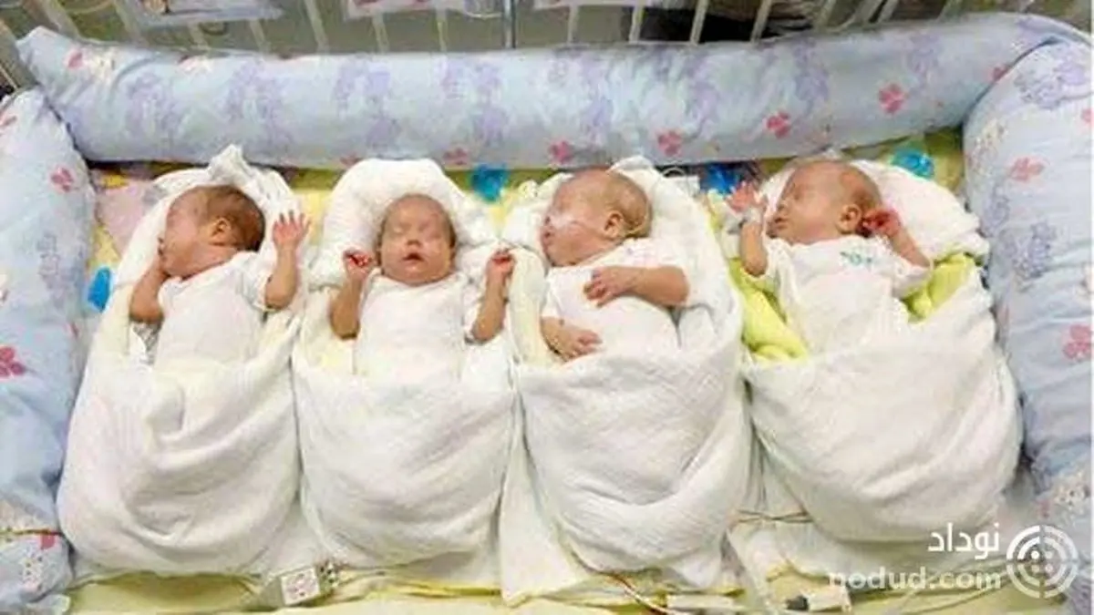 پیرزن ۶۴ ساله ۴ قلو زایید ؛ او ۱۳ بچه دیگر هم دارد ! + عکس