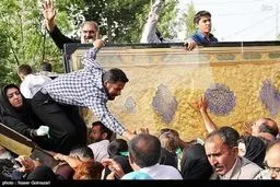 مراسم بدرقه درب حرم حضرت عباس(ع)/تصاویر