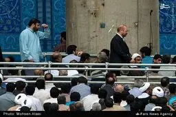 نمایی متفاوت از قالیباف و پسرش/ عکس