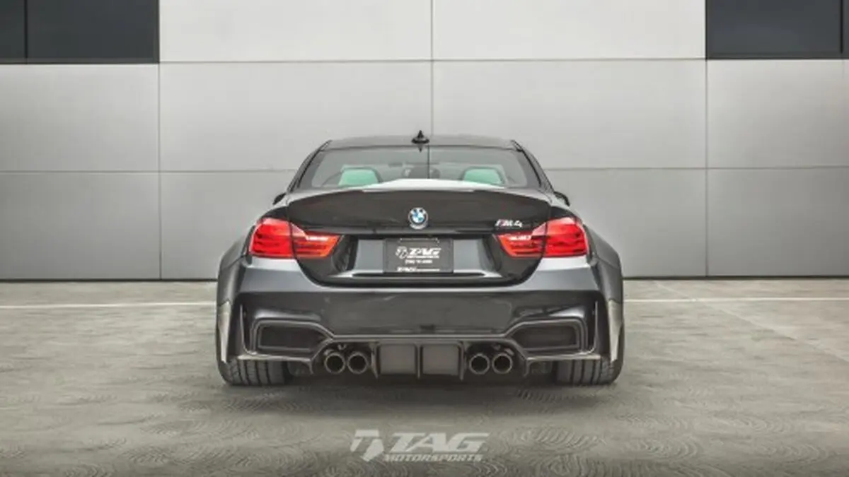 چهره وحشی ب‌ام‌و M4 با کیت فوق‌عریض TAG