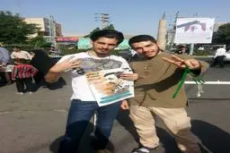 پوستر تبلیغاتی احمدی نژاد در ملارد/ عکس