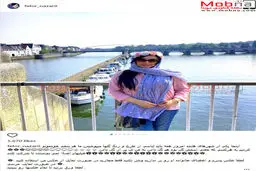 تیپ جالب فلور نظری به همراه پسرش در هلند/ عکس