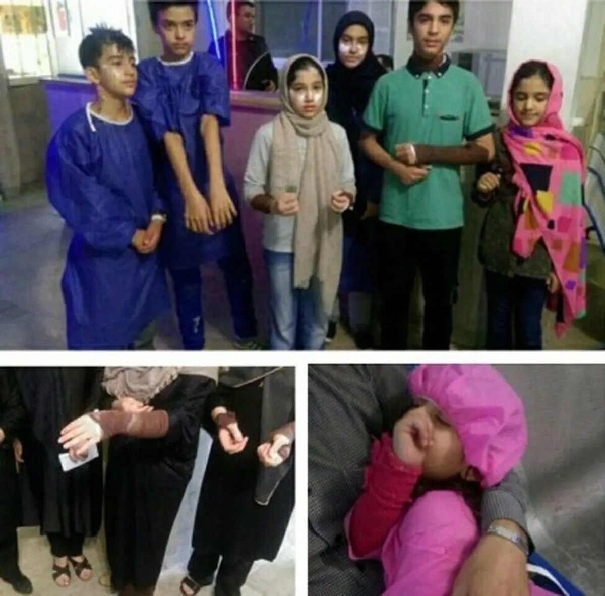 عکس / قربانیان اسیدپاشی تهران