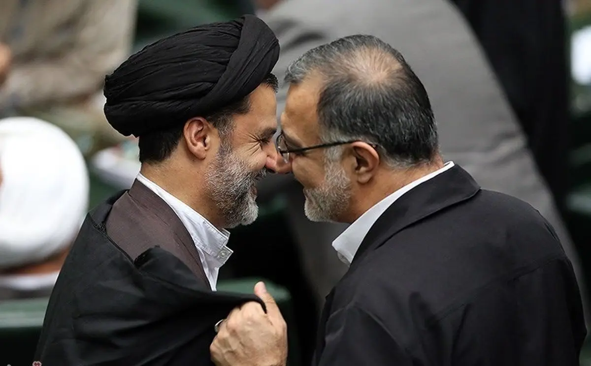 خنده‌های دو نماینده شکست‌خورده/ عکس