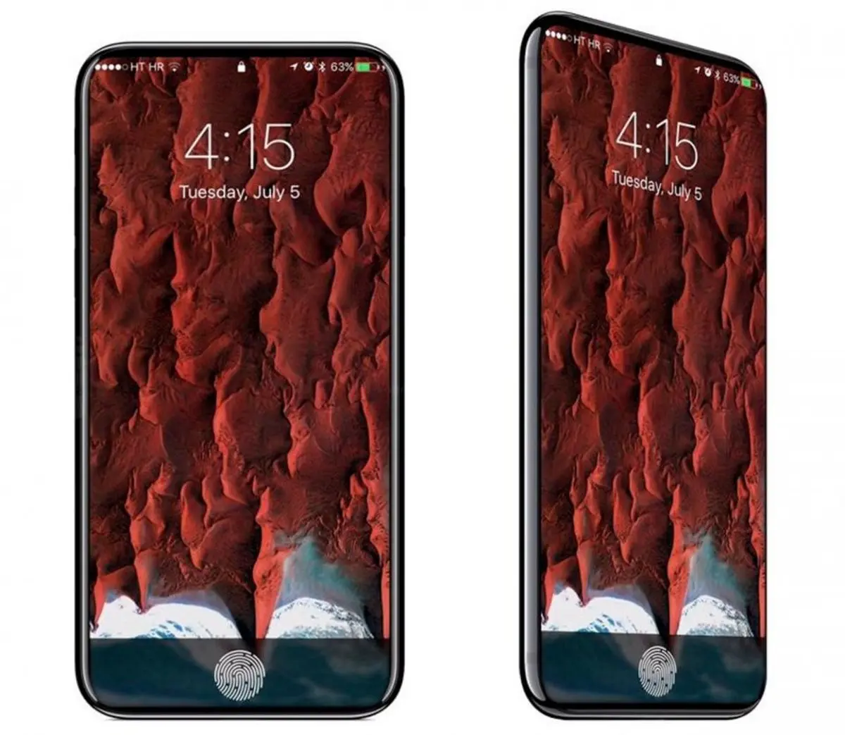 آیفون 8 مانند مک‌بوک‌پرو تاچ بار دارد