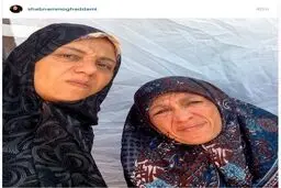 گریم دیدنی خانم بازیگر/عکس