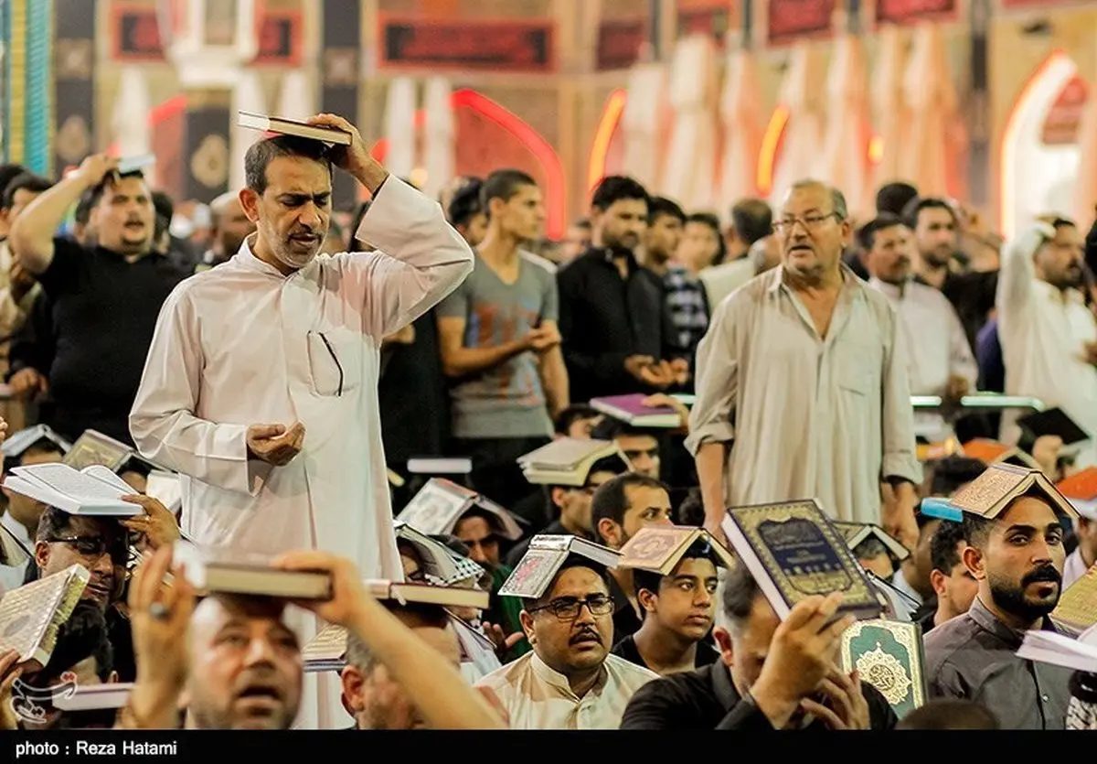 تصاویری از مراسم احیای شب بیست و یکم رمضان در نجف اشرف