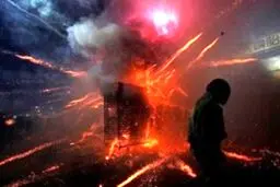 چند سکانس تصویری از چهارشنبه‌سوری به سبک تایوانی‌ها