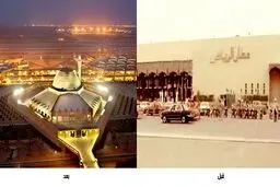 تصاویر دیدنی از توسعه شهرها در عربستان طی یک قرن