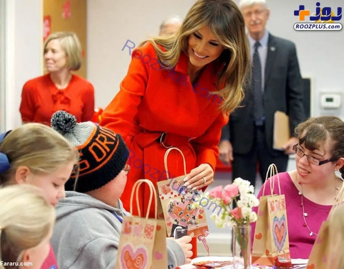 ملانیا ترامپ ولنتاین را کجا گذراند؟/عکس