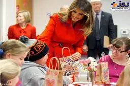 ملانیا ترامپ ولنتاین را کجا گذراند؟/عکس