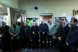 مراسم بزرگداشت سردار تقوی با حضور قاسم سلیمانی،آیت‌الله موحدی کرمانی، وزیر اطلاعات و عمار حکیم/ تصاویر